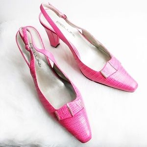 Bellini Sling-back Leather Pumps. NWOT. 9 1/2M.